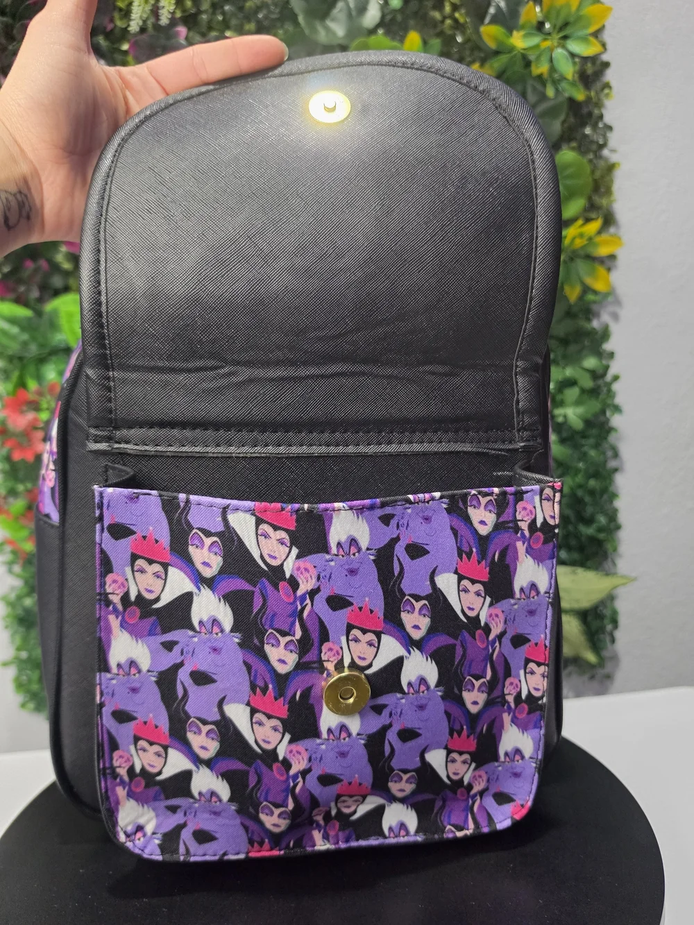 Disney Maleficent Black & Purple Mini Backpack